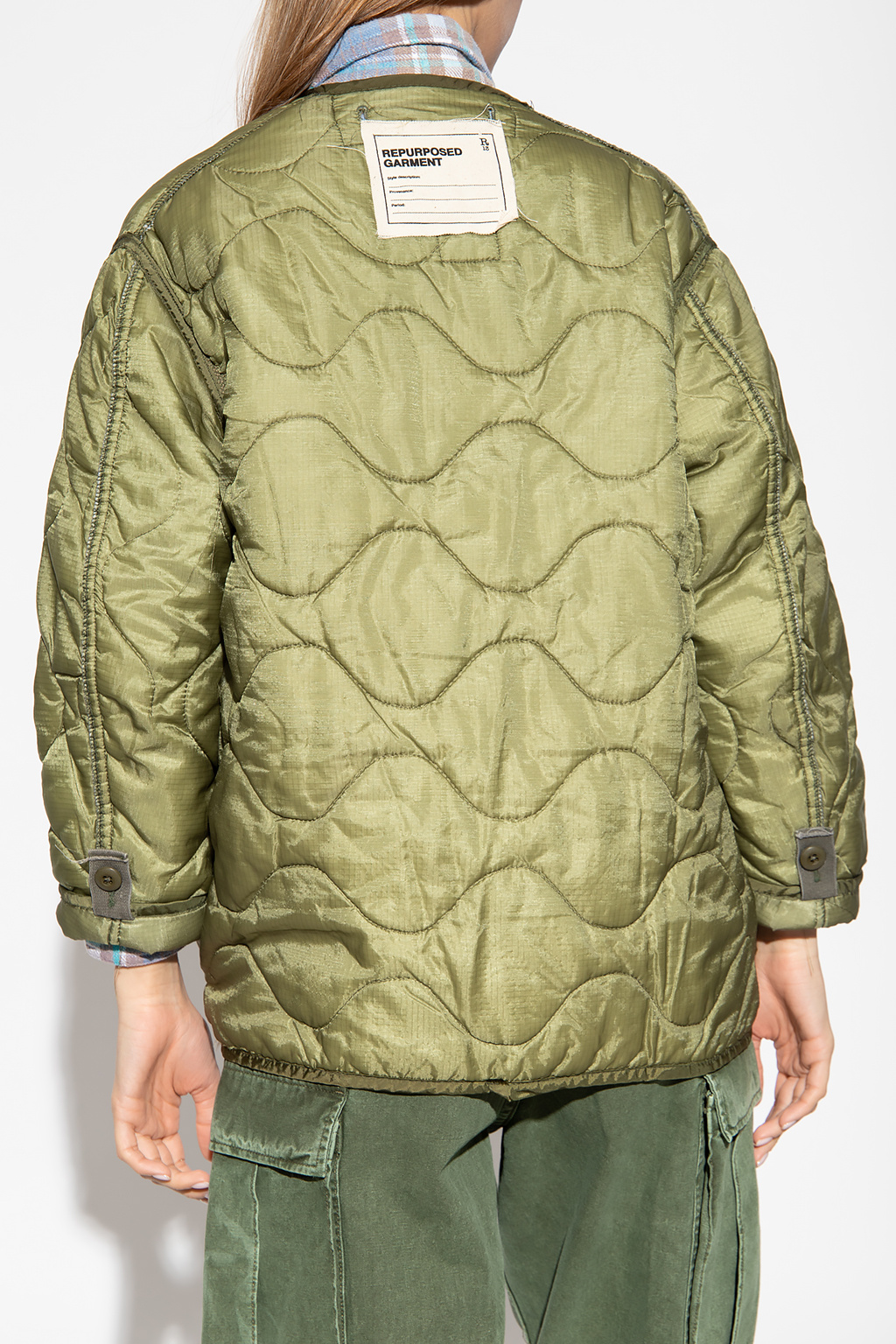 Comme des garcons outlet quilted jacket green